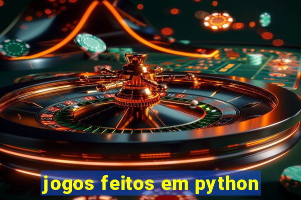 jogos feitos em python